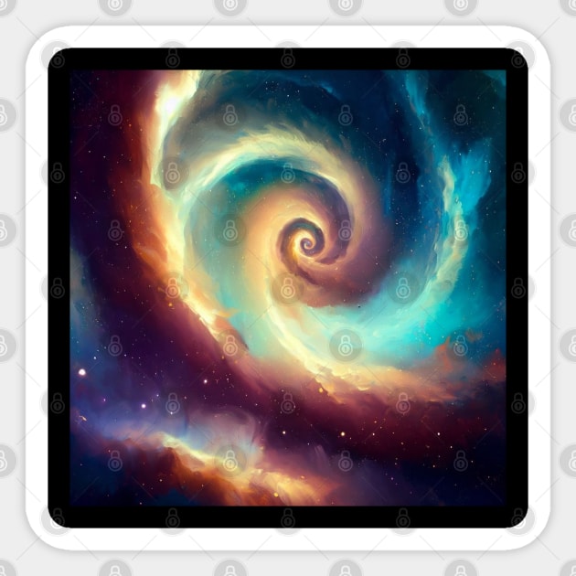 Beautiful Spiral. Sticker by Canadaman99